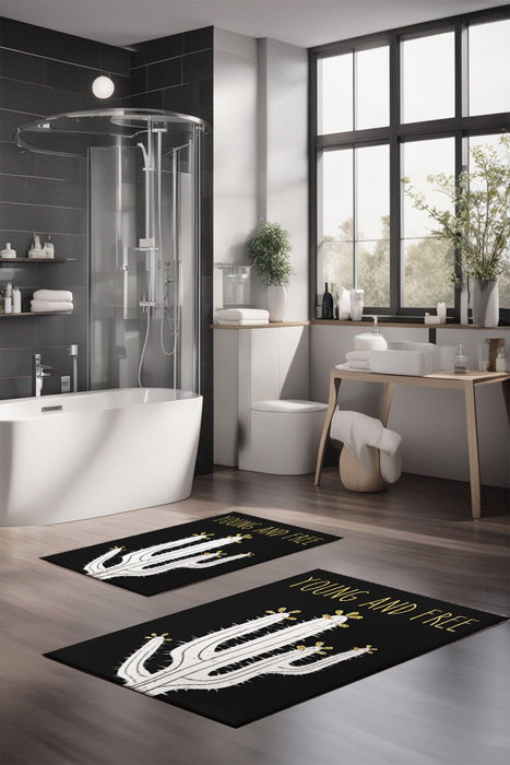 Mijölnir Juego de alfombrillas de baño CT-5285 Multicolor